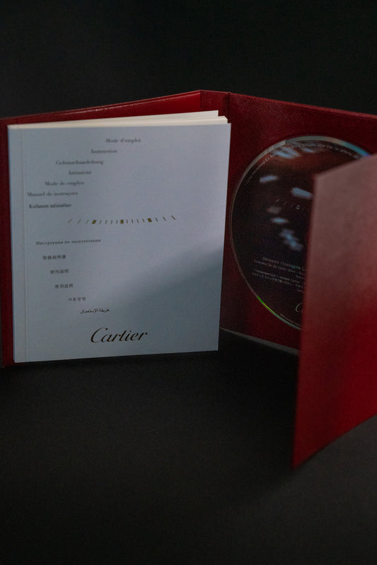 Cartier Vintage Kit Red Wallet (Gebrauchsanweisung) aus 2010