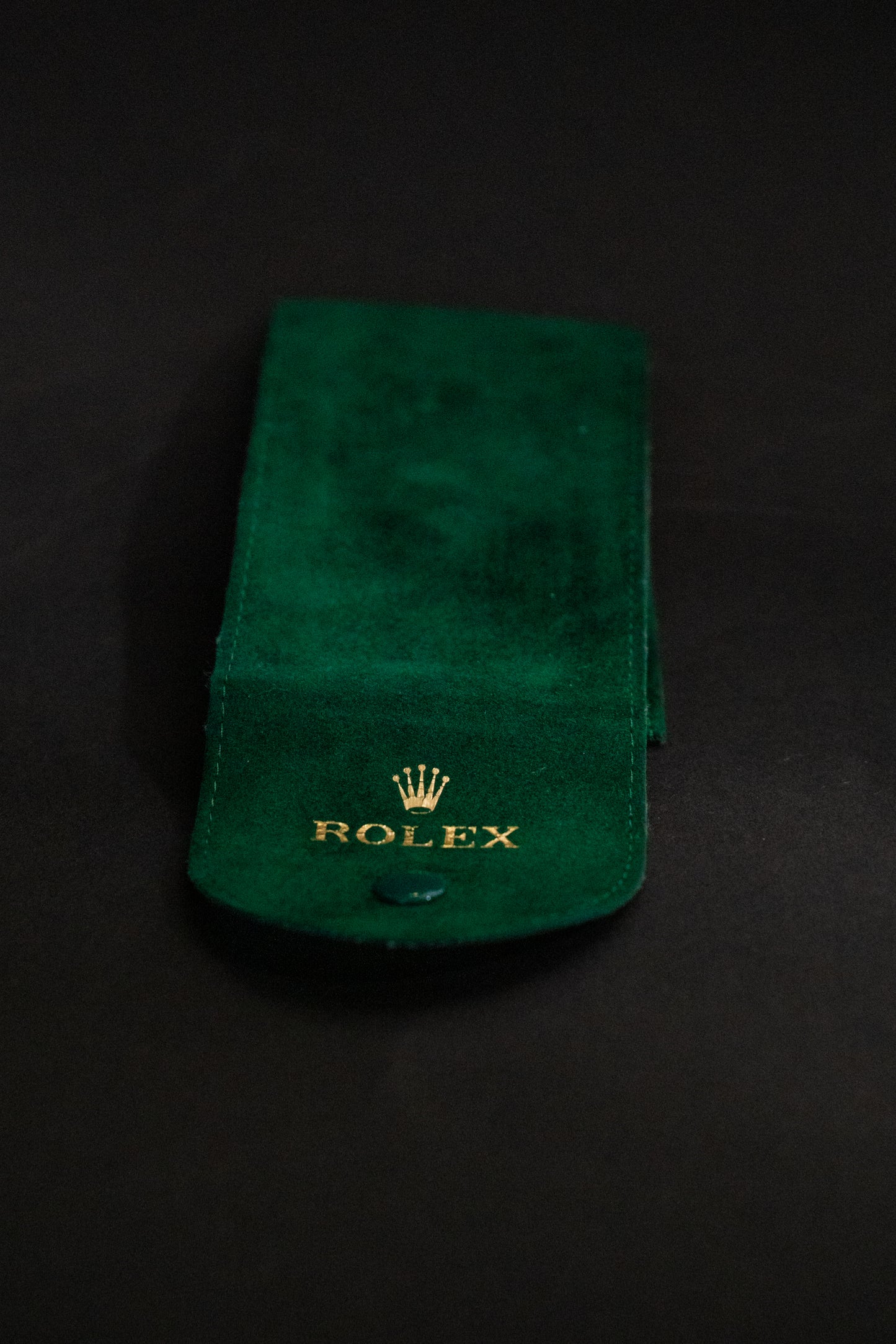 Rolex Travel Case Rolex Grün Leder