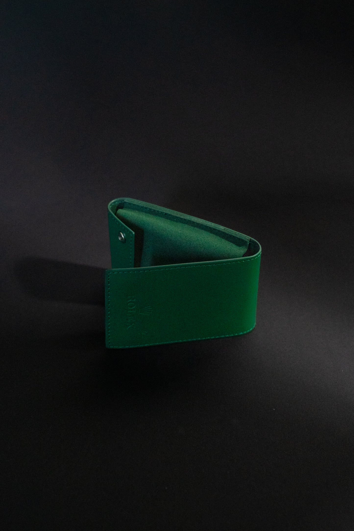 Rolex Reise Etui Neue Version in grün