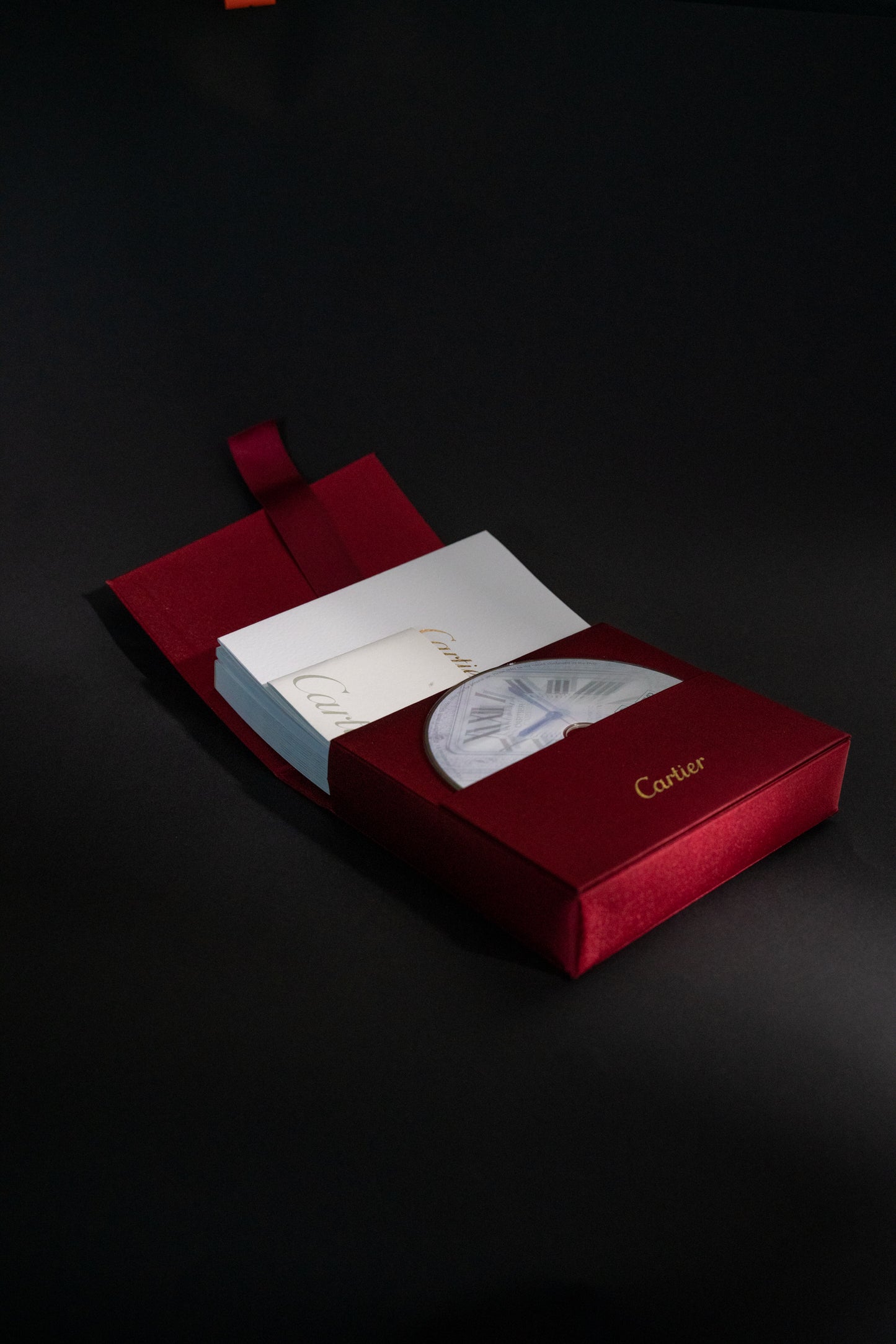 Cartier Kit Red Wallet Instruction Booklet cd from 2012