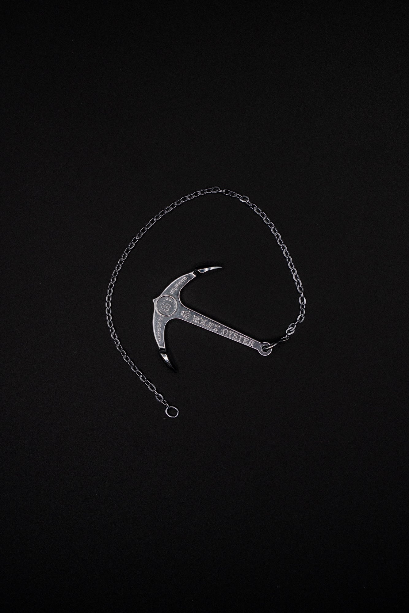 Rolex Anchor '1220 M / 4000 ft' silver for Rolex Sea Dweller 16600