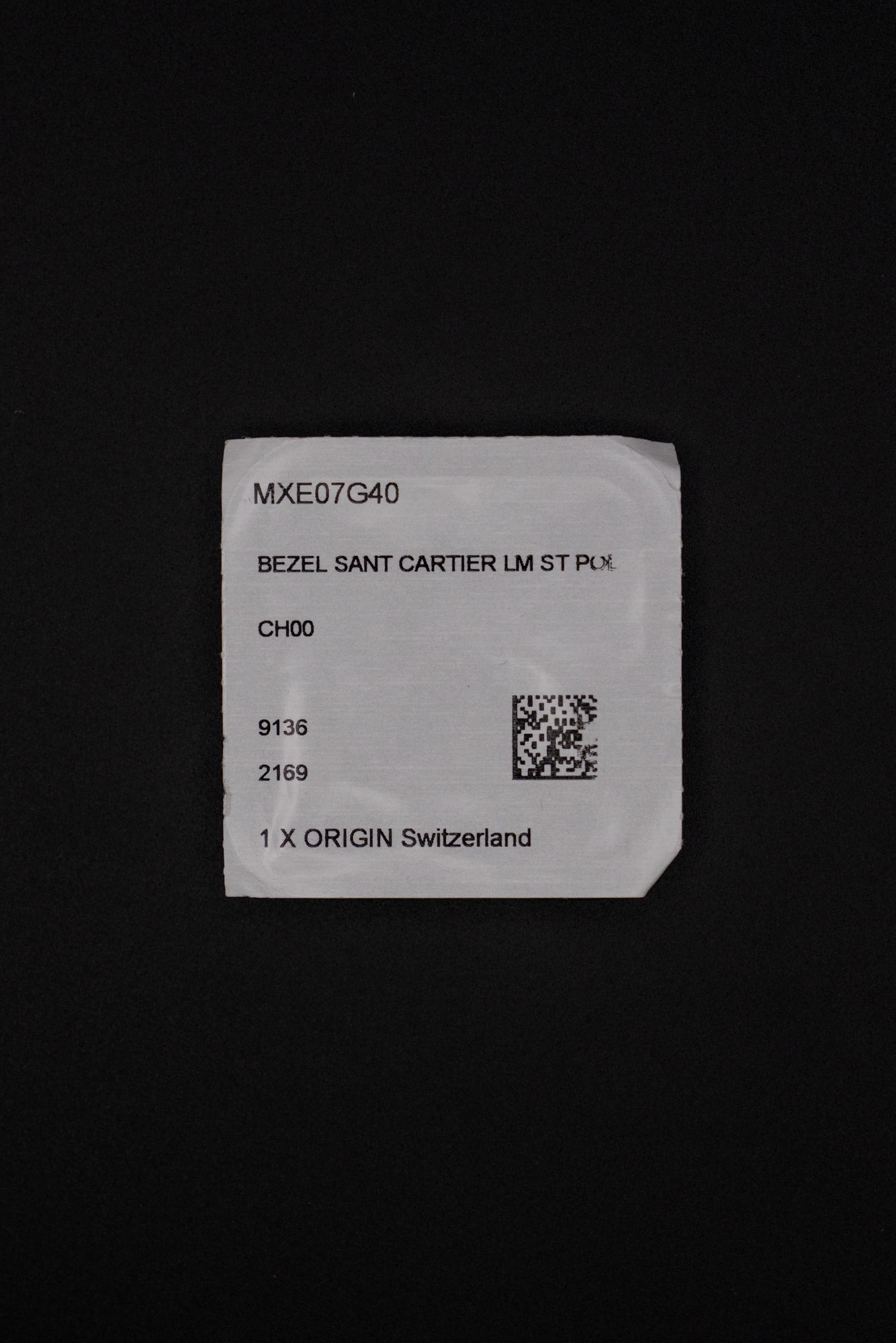 Cartier Bezel Steel NOS for Santos Large in brand new condition in blister packaging