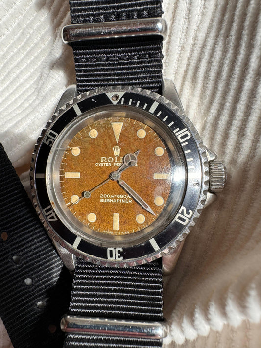 Rolex Submariner 5513 Brown - Gilt - Spider Dial | 1966 (1/66) | 1.39x.xxx serial | 1520 Cal