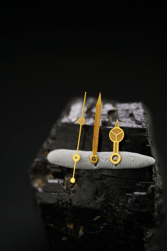 Rolex Gilt Zeigersatz für frühe GMT-Master 6542 Radium