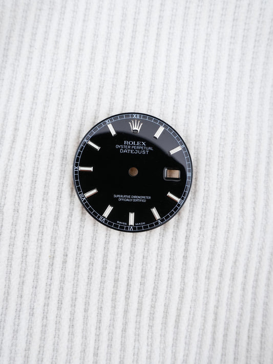 Rolex Zifferblatt Schwarz für OP Datejust 36mm 16200 | 116200 | 16234 | 116234