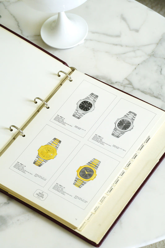 Patek Philippe Konzessionär Katalog von 1990 mit Nautilus 3800 | 3970 |3940