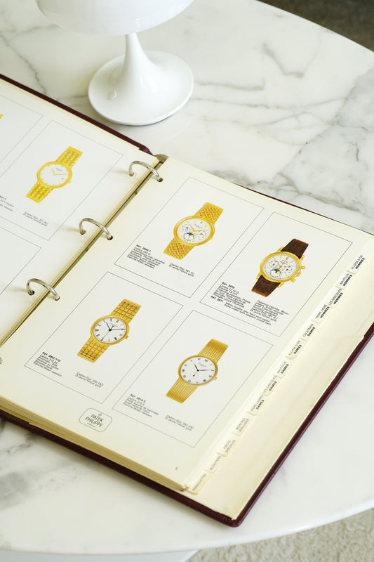 Patek Philippe Konzessionär Katalog von 1990 mit Nautilus 3800 | 3970 |3940
