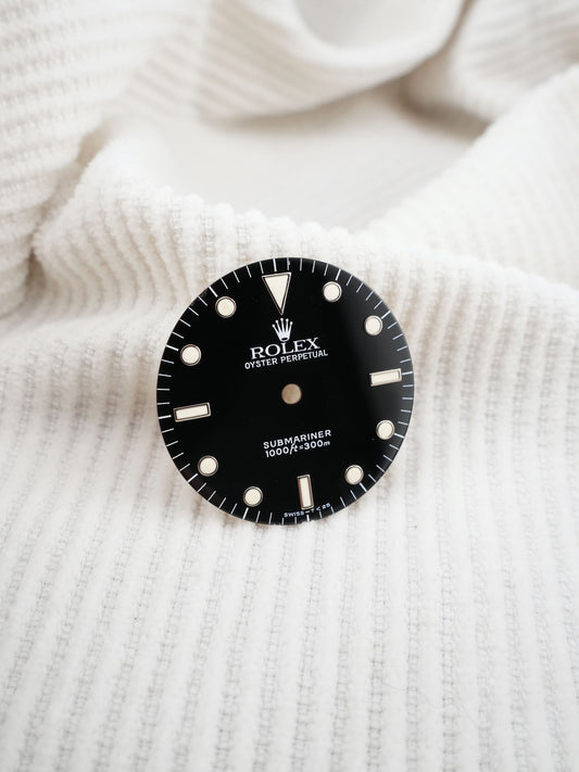 Rolex Zifferblatt schwarz für Submariner 14060 Tritium
