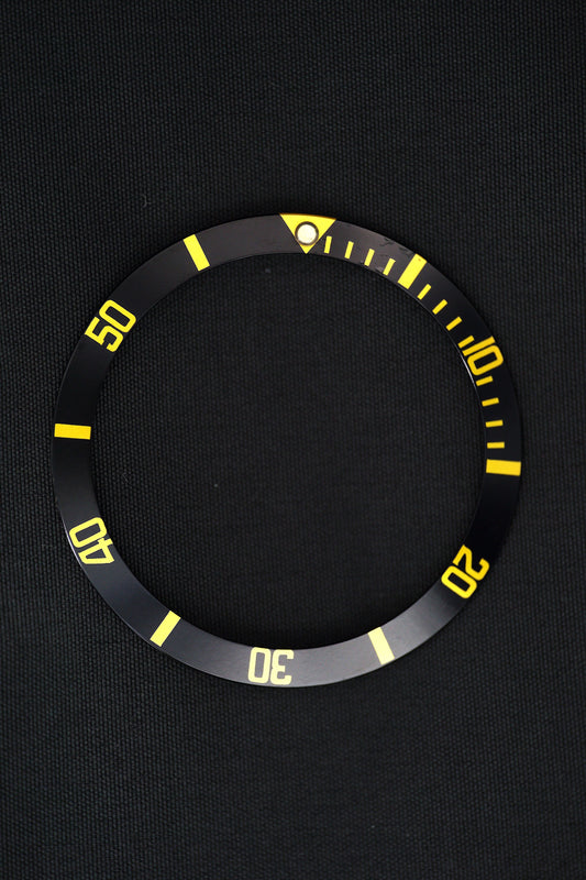 Rolex Black "MK3 MK III" Inlay | Insert for Submariner 1680/8 Yellow Gold Tritium