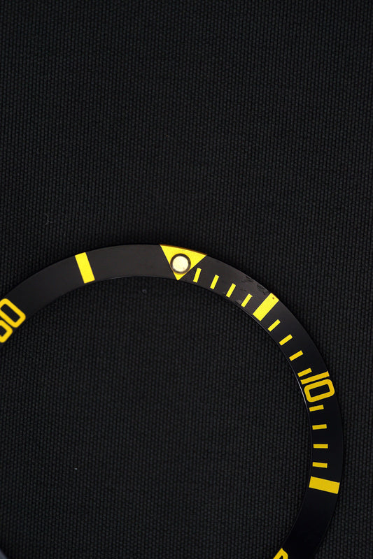 Rolex Black "MK3 MK III" Inlay | Insert for Submariner 1680/8 Yellow Gold Tritium