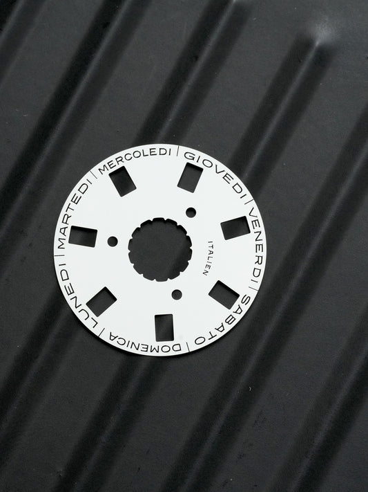 Rolex NOS Day Disc "Italian" white for calibre 3155