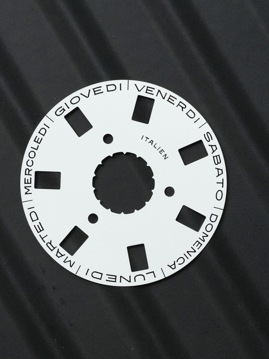 Rolex NOS Day Disc "Italian" white for calibre 3155