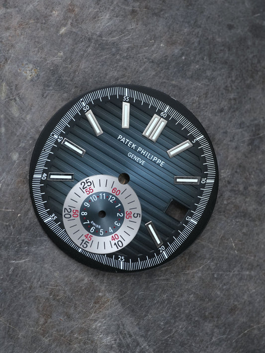 Patek Philippe Zifferblatt blau für Nautilus 5980/1A-001 Stahl