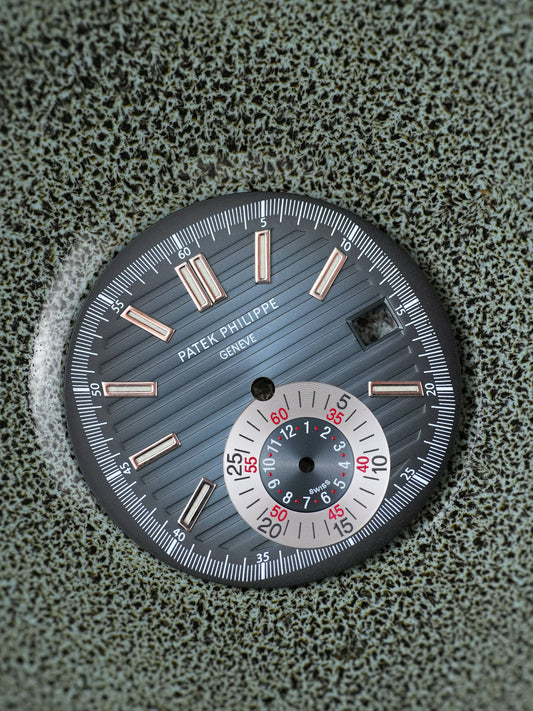 Patek Philippe Zifferblatt blau für Nautilus 5980/1A-001 Stahl