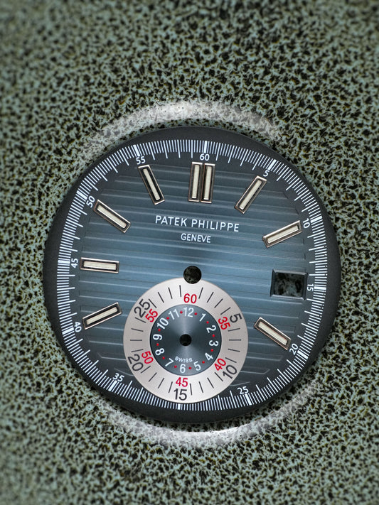 Patek Philippe Zifferblatt blau für Nautilus 5980/1A-001 Stahl