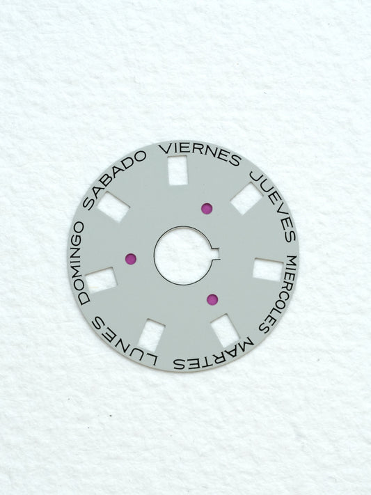 Rolex NOS Day Disc "Spanish" grey for Caliber 1803 Day Date