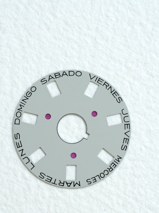 Rolex NOS Day Disc "Spanish" grey for Caliber 1803 Day Date