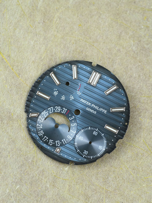 Patek Philippe Zifferblatt blau "Faded blue" für Nautilus 5712a Stahl