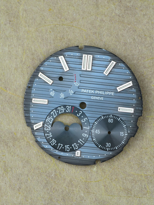 Patek Philippe Zifferblatt blau "Faded blue" für Nautilus 5712a Stahl