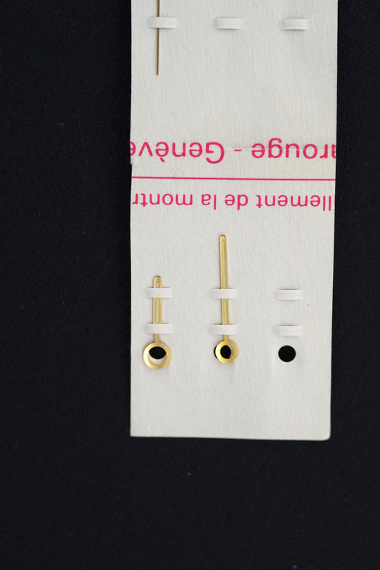 Patek Philippe NOS hands set for the Yellow Gold/Steel-and-Gold Nautilus 3800J & 3800JA Tritium.