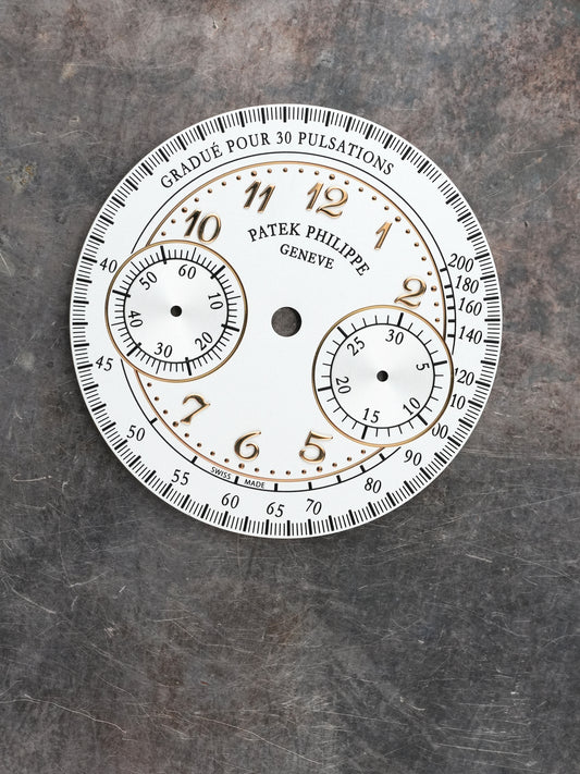 Patek Philippe Zifferblatt 7150/250R-001 cremefarben für Complications Chronograph 38mm