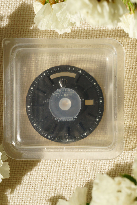 Rolex NOS Dial in matte black for Day-Date 1803/9 Luminova