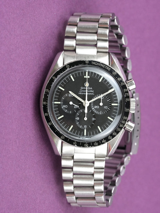 Omega Speedmaster 145.022 ST69 | Step Dial | DNN-Lünette | Straight Writing | 1969