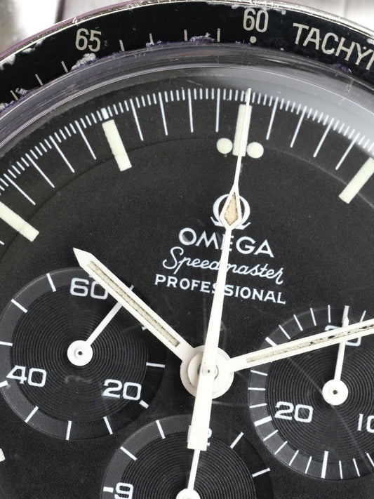 Omega Speedmaster 145.022 ST69 | Step Dial | DNN-Lünette | Straight Writing | 1969