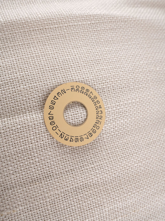 Rolex NOS Datumsscheibe Champagner für Day-Date 36 mm Kaliber 3055 | 5055