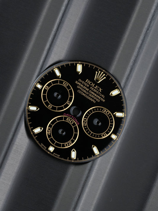Rolex dial black for Cosmograph Daytona 116523 | 116528 Luminova