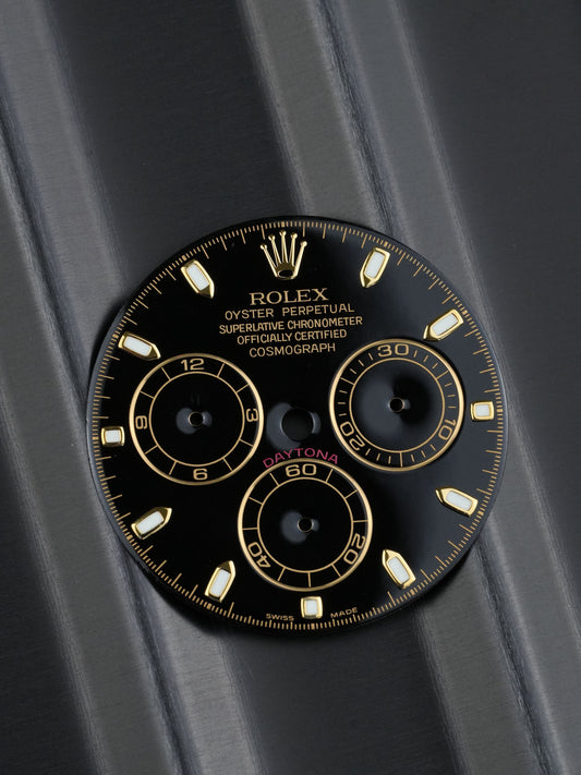 Rolex dial black for Cosmograph Daytona 116523 | 116528 Luminova