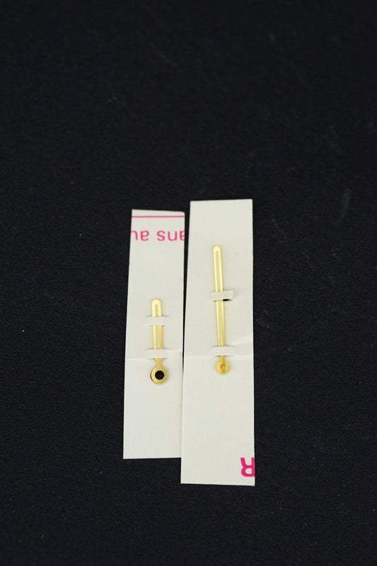 Patek Philippe NOS yellow gold Handset for Jumbo Nautilus 3700J Tritium Creme Yellow Patina