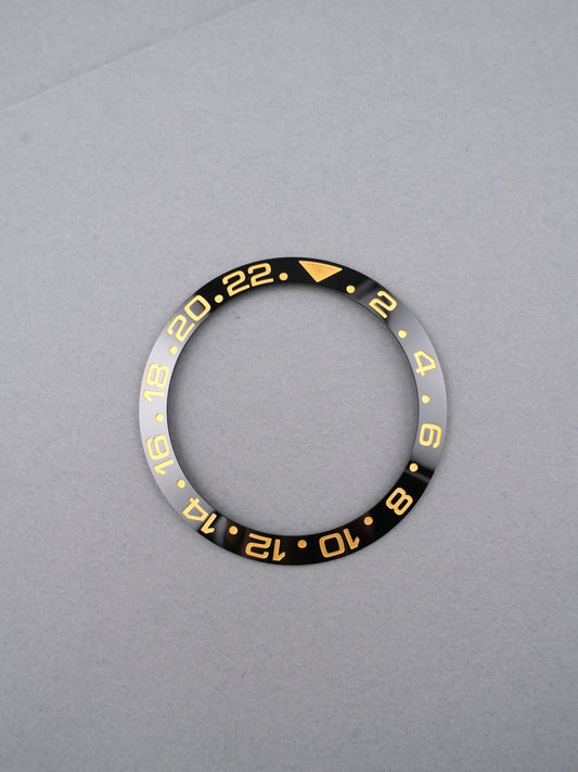 Rolex Ceramic Keramik Einlage | Insert | Inlay für GMT II 116713 | 116718 schwarz (Copy)
