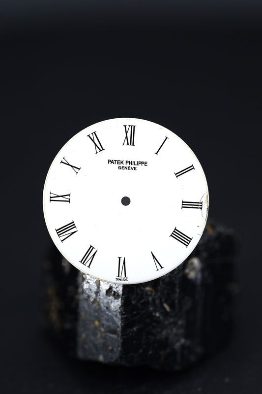 Patek Philippe Zifferblatt weiß roman für Calatrava 3520 Gelbgold und Stahlgold Versionen Spider Dial