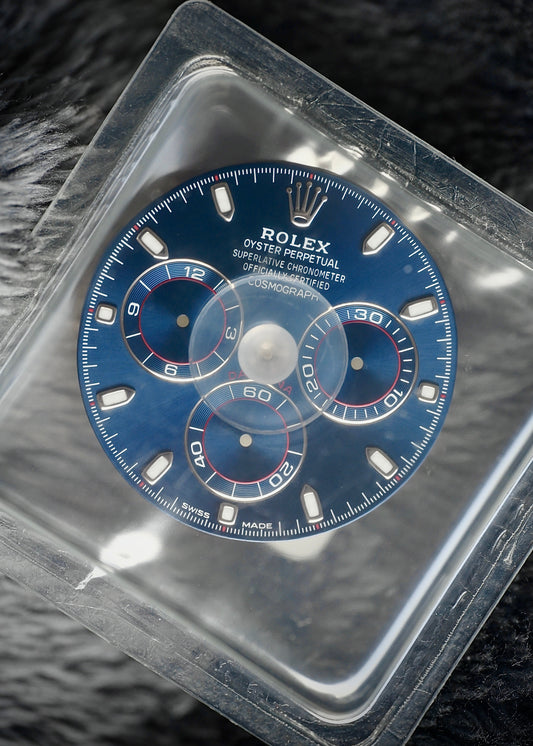 Rolex Dial for Daytona 116519 / 116509 / 116520 Blue Daytona Racing Dial NOS