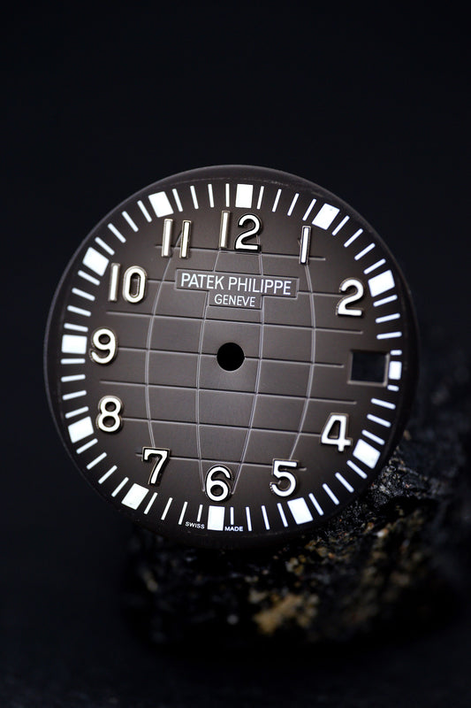 Patek Philippe schwarzes Zifferblatt für Aquanaut 5167A