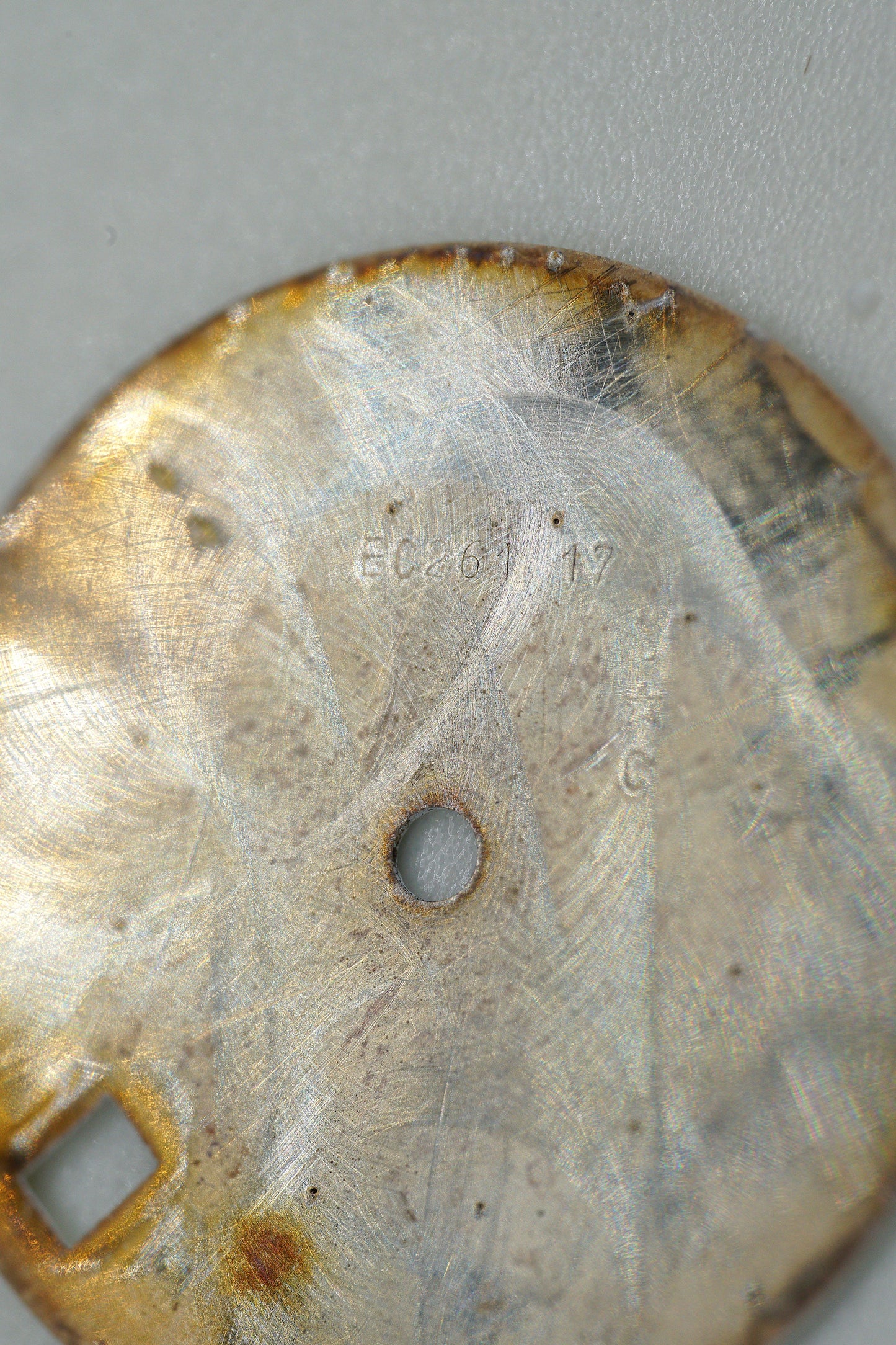 Audemars Piguet NOS weißes Zifferblatt für Royal Oak 14790 MK2 Tritium 26,8mm Durchmesser