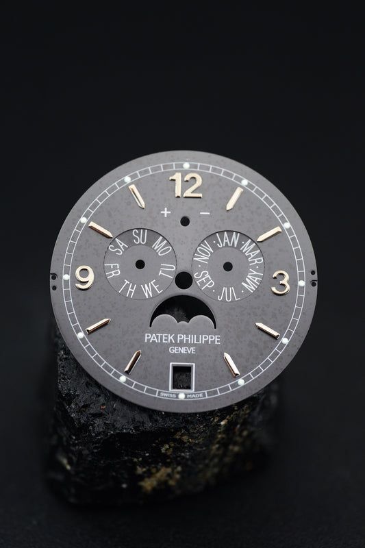 atek Philippe grey Annual Calendar Dial for white gold Calatrava 5146G