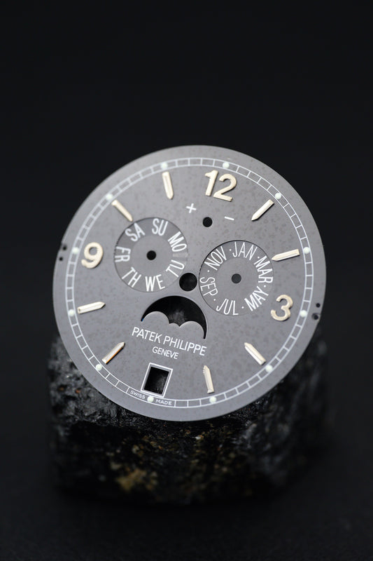 atek Philippe grey Annual Calendar Dial for white gold Calatrava 5146G