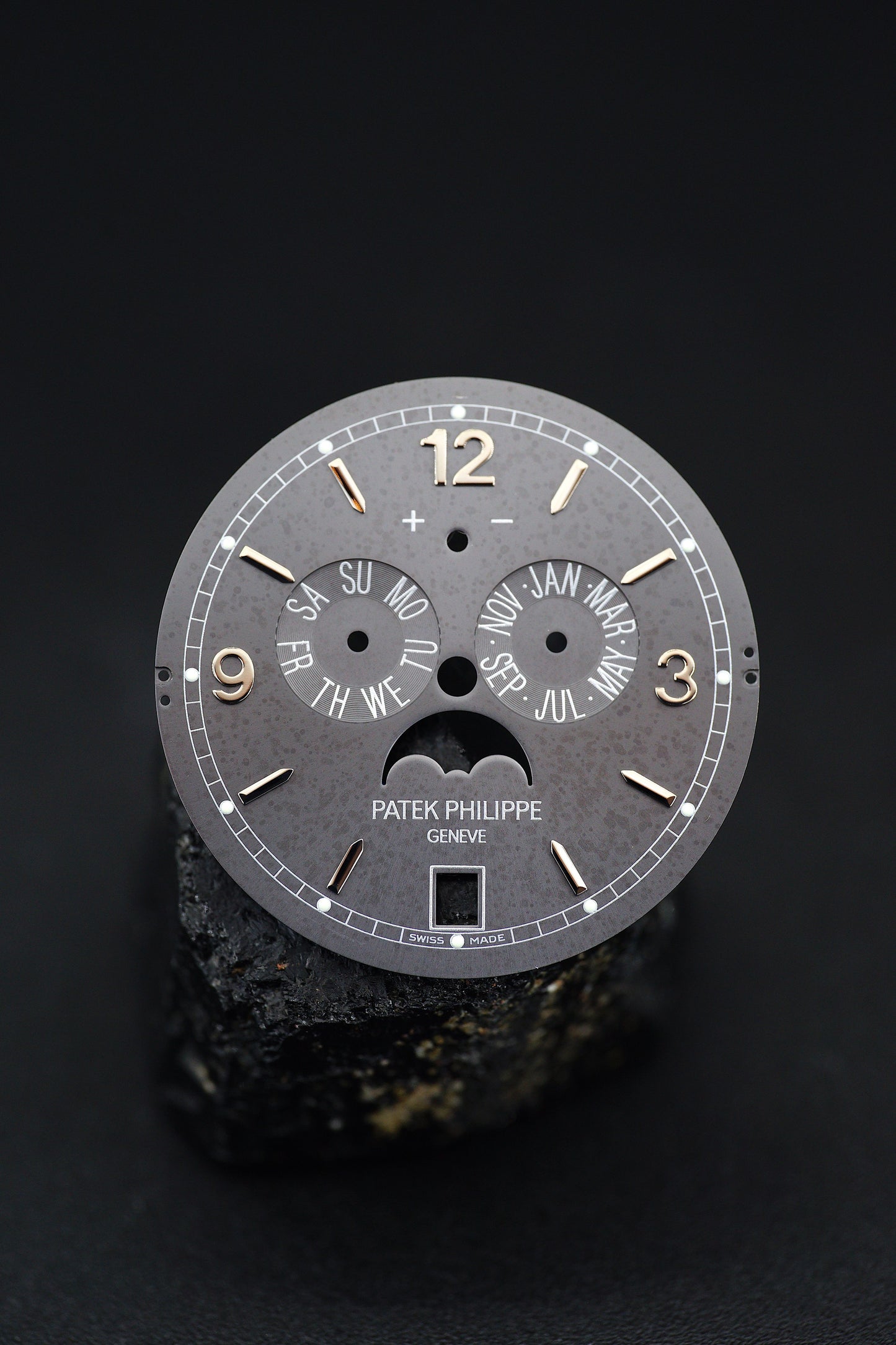 atek Philippe grey Annual Calendar Dial for white gold Calatrava 5146G