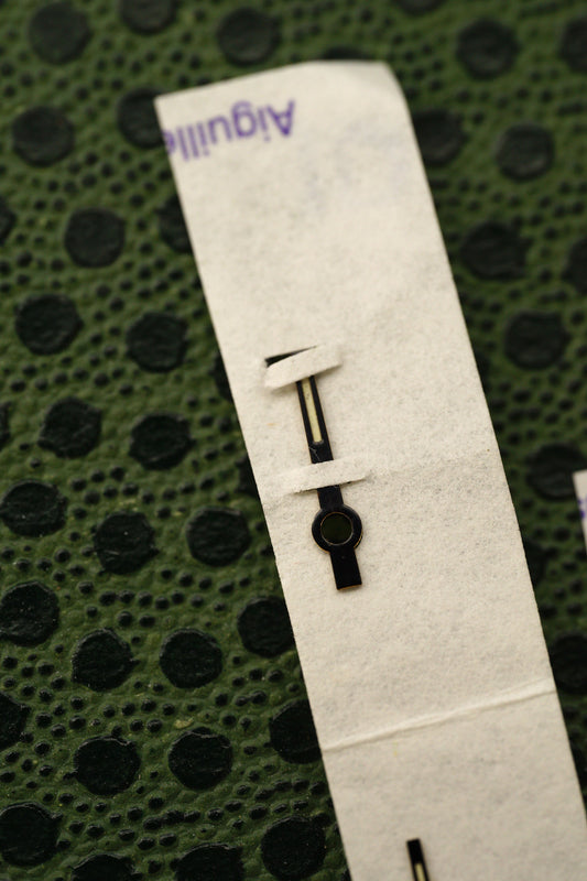 Rolex Buckley Zeiger schwarz für Datejust 36 mm 1601 / 1603 Tritium