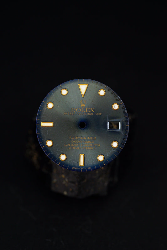 Rolex Zifferblatt faded für Submariner 16610 | 16800 | 168000 Tritium Patina