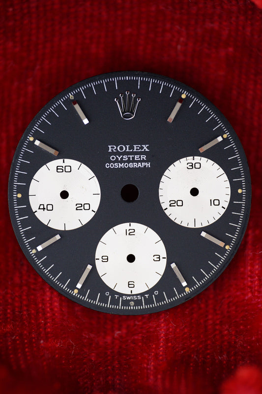 Rolex schwarzes Zifferblatt für Handaufzugs-Daytona 6263 | 6265