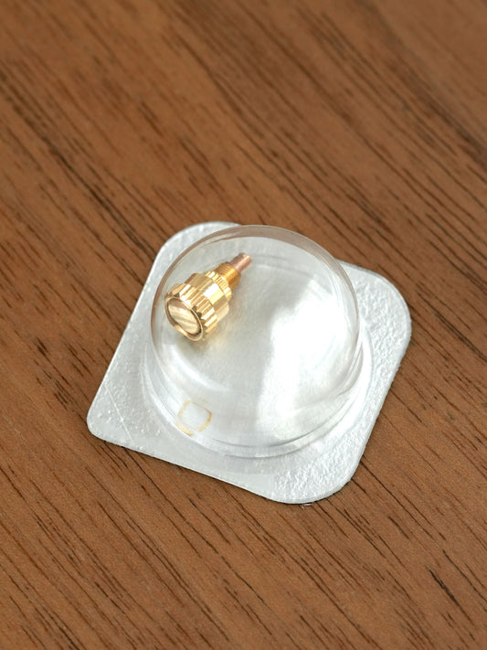 Rolex NOS Yellow Gold Pusher 512-8-G1 for Daytona 116508 | 116518 | 116528 in Blister