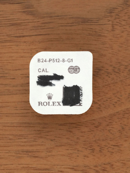 Rolex NOS Yellow Gold Pusher 512-8-G1 for Daytona 116508 | 116518 | 116528 in Blister