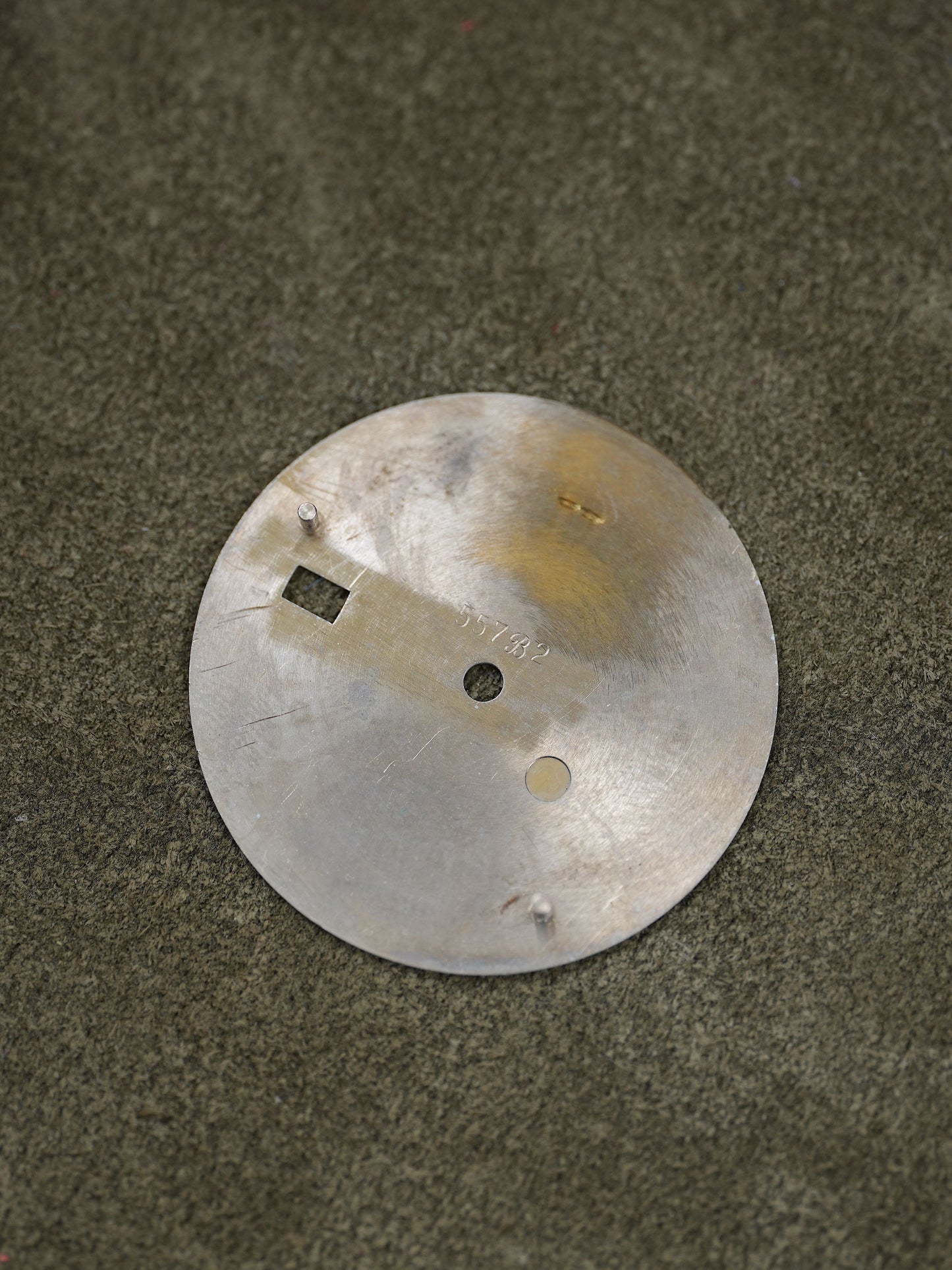 Rolex Buckley Dial for Oysterquartz Datejust 17013 Pumpkin Patina Tritium