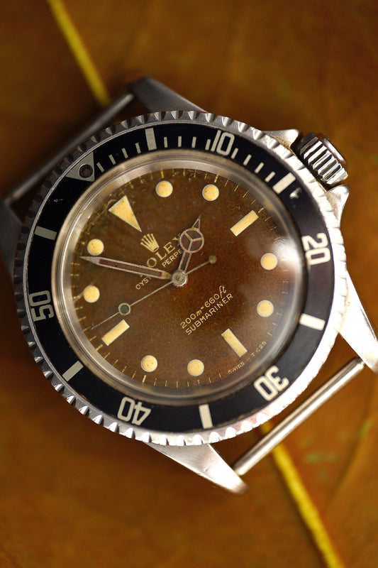 Rolex Submariner 5513 Brown - Gilt - Spider Dial | 1966 (1/66) | 1.39x.xxx serial | 1520 Cal