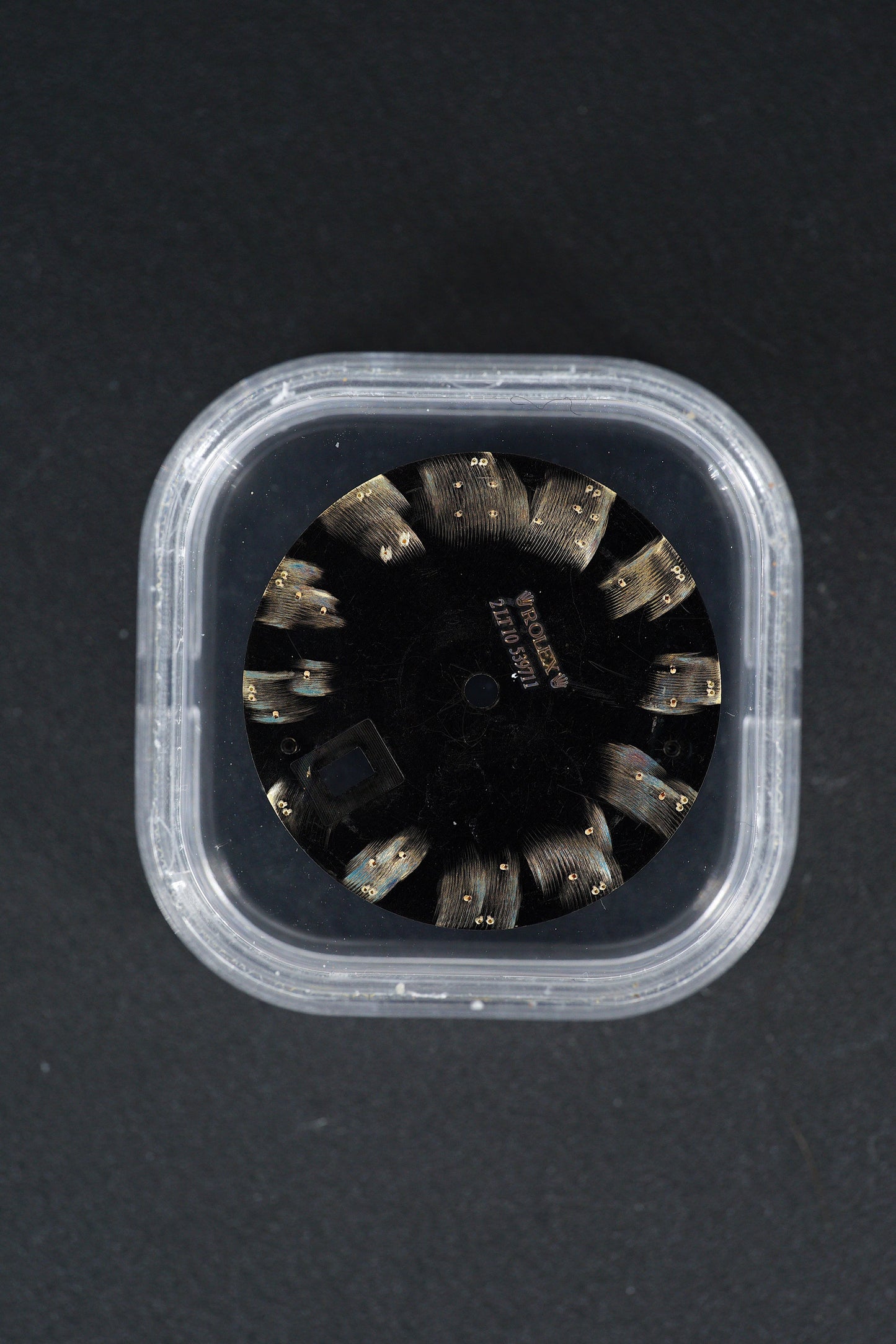 Rolex Dial “Concentric Dial” black for OP Datejust 36 mm rose 116231