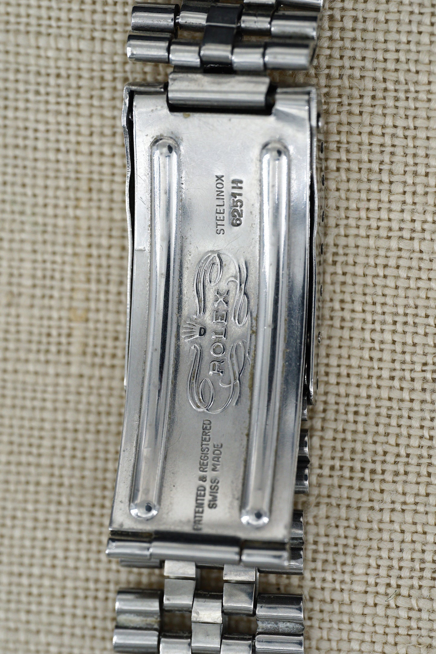 Rolex stahl Jubilee Band 6251H | 74er End-Links & zusätzlichen Elementen 01/70 19 mm Anstoß