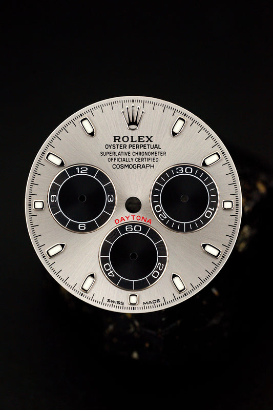 Rolex Panda Zifferblatt Grau für Cosmograph Daytona 116509 | 116519 | 116509LN | 116519LN